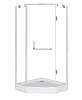 Душевой уголок Grossman GR-8090 Classic 90x90x185 трапеция, дверь распашная