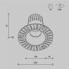Встраиваемый светильник Technical Dip DL119-10W-4K-TRS-B фото 13