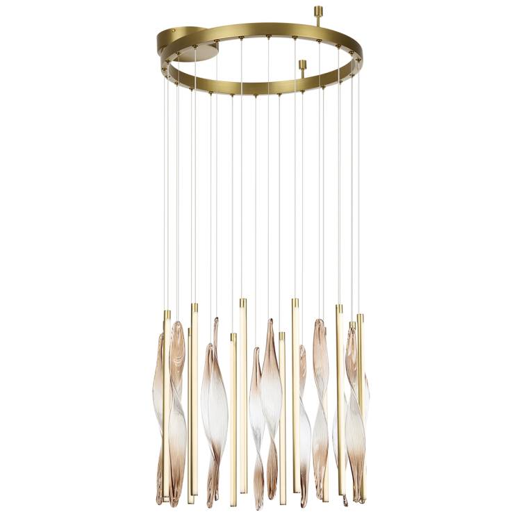 Подвесная светодиодная люстра Odeon Light Exclusive Spira 5468/66L