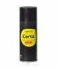 Эмаль термостойкая антикоррозионная до 800°С Certa матовая черная RAL 9004 520 мл