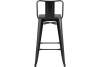 Стул полубарный Stool Group Tolix YD-H675E-W KD LG-01 X4 черный глянцевый/темное дерево 4 шт фото 3