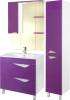 Зеркало Bellezza Эйфория 80 L фиолетовое, с подсветкой фото 2
