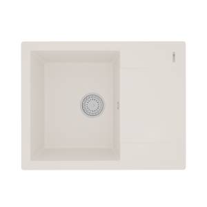 Кухонная мойка Lemark IMANDRA 640 9910022 врезная прямоугольная с крылом из кварцгранита жасмин
