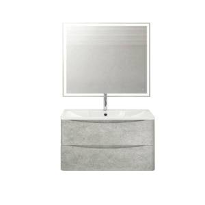 Мебель для ванной BelBagno Acqua 100 подвесная, cemento verona grigio