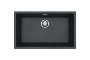 Мойка кухонная Alveus Granital Omni 40 1150063 Deep Black-G90 с сифоном, 75x45