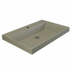 Раковина Uperwood Classic Quartz 291030018 бежевая матовая, десерт, 70x45