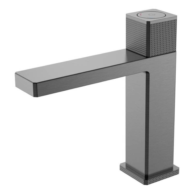 Смеситель для раковины Boheme Quad 159-GM сенсорный, графит матовый