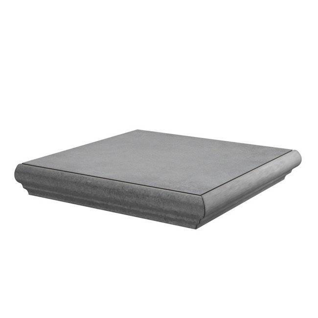 Ступень Kerama Marazzi Коллиано SG913000NGTA Угловая Серый Матовый 30x30