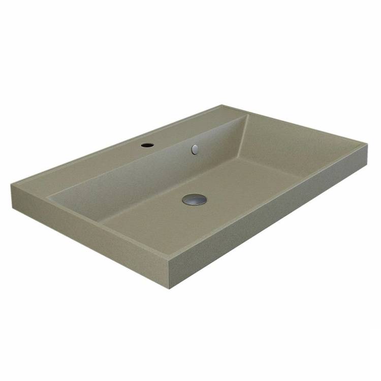 Раковина Uperwood Classic Quartz 291030018 бежевая матовая, десерт, 70x45