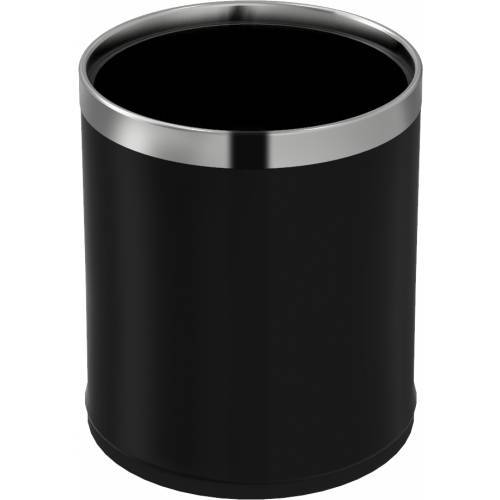 Мусорное ведро Weltwasser Axen BL 6L Черный матовый