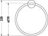 Полотенцедержатель Duravit Starck T 0099474600 черный фото 3