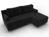 Диван угловой Лига Диванов Лига-102 134794 Черный фото 6
