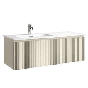 Тумба с раковиной Sancos Snob R 1.0 левая, Beige Soft, 120x42.6