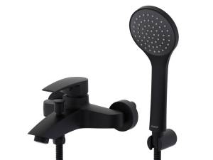 Смеситель для ванны с душем Royce Pro RCM-120503BL с коротким изливом, черный