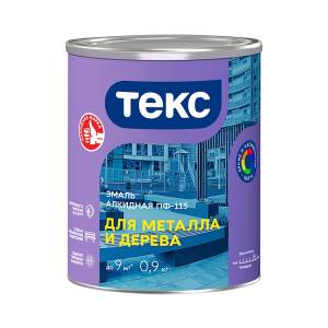Эмаль Текс Оптимум ПФ-115 белая матовая 0.9 кг