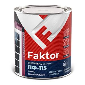 Эмаль алкидная атмосферостойкая Faktor ПФ-115 голубая 20 кг