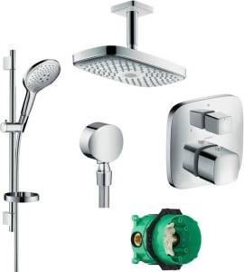 Душевой комплект Hansgrohe Raindance Select E 300 27384000+27802000+27506000+15771000+1800180