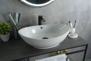 Раковина Gid Lago N9019 51108 белая, 60x37x19