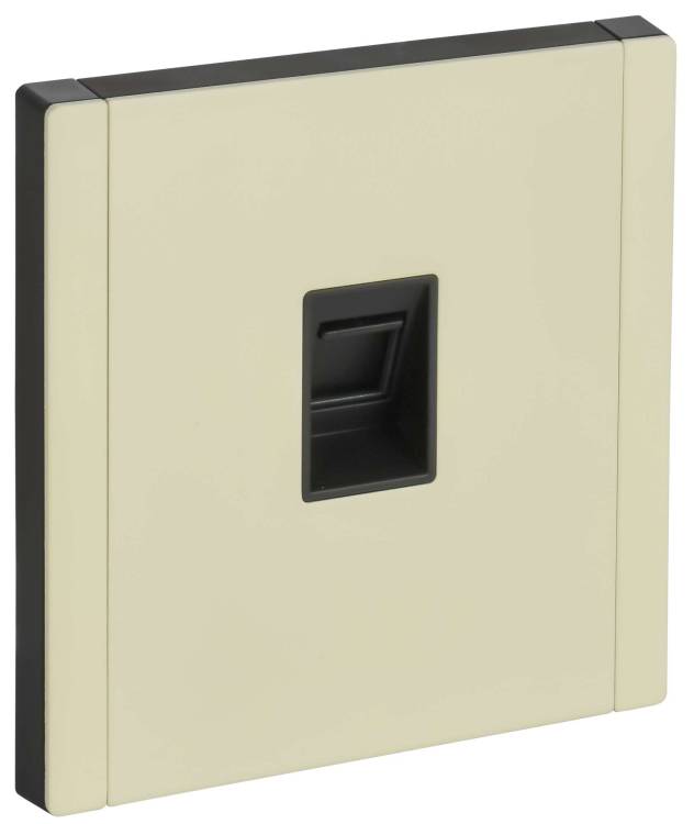 Розетка компьютерная RJ45 IEK Forte&Piano FP-K10-1-M-K41 серый сланец