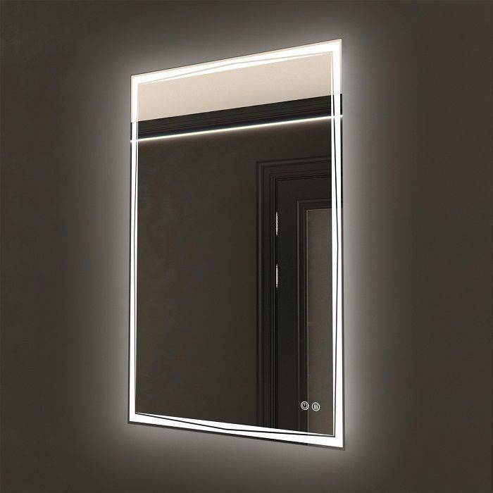 Зеркало с подсветкой и подогревом Art&Max Firenze 500x700" AM-Fir-500-700-DS-F-H
