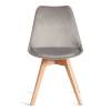 Стул Tetchair Tulip Soft (mod. 053V) 21411 Светло-серый (HLR 39)/натуральный фото 5