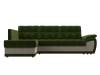 Диван угловой Лига диванов Нэстор 103104L Зеленый Левый фото 2