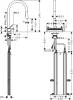 Смеситель для кухни Hansgrohe Aquno Select M81 73831670 черный фото 5