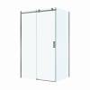 Душевой уголок BelBagno SOFT_CLOSE-2-AH-1-120/90-C-GM профиль оружейная сталь, стекло прозрачное, 120x90x200