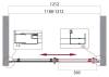 Душевая дверь BelBagno Uno 195 BF-1-120-C-Cr фото 6