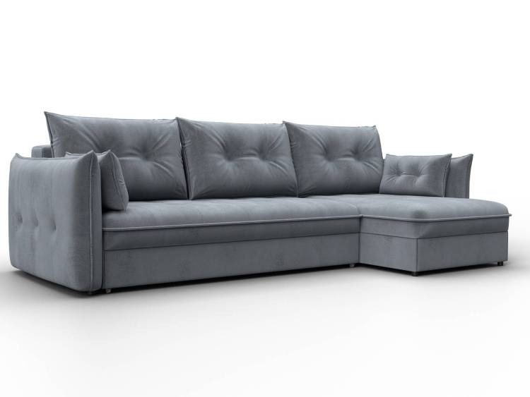 Диван угловой Лига Диванов Лига-100 133666 Серый