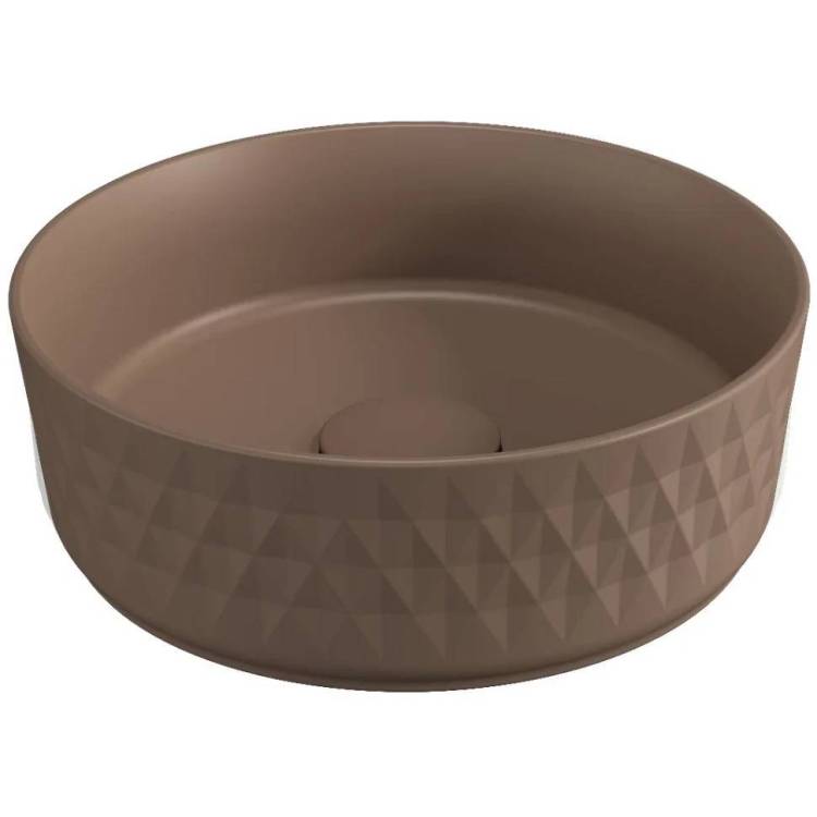 Раковина Isvea Davanti 10NF67036SV-2H 35 см, коричневая матовая