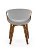 Стул кухонный Halmar K544 V-CH-K/544-KR-POPIELATY серый/орех фото 5