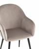 Кресло Stool Group Новел AV 334-H61/74-08 серо-коричневый фото 7