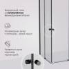 Душевой уголок Am.Pm X-Joy W94G-403-10080-BT профиль черный матовый, стекло прозрачное, 100x80x190 фото 6
