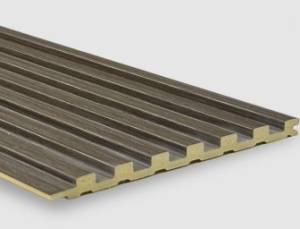 Рифленая панель Bonaparte Line borneo brown 280x14.4x0.8
