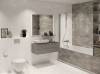 Декор Global Tile Siluet GT124VG Белый 50x25 фото 7