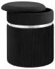 Пуф-сундук Stool Group Миранда 19B352VA-8167-70 велюр черный с ящиком фото 3