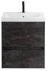 Тумба с раковиной Art&Max Family-M Family-M-500-2C-SO-IS подвесная, iron stone