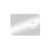 Зеркало Continent Bliss ЗЛП429 800x600 с увеличительным м, часами ,белый