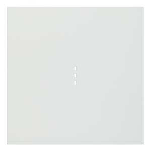 Клавиша одноклавишного выключателя с подсветкой Rikett 35602 MW белый сатин