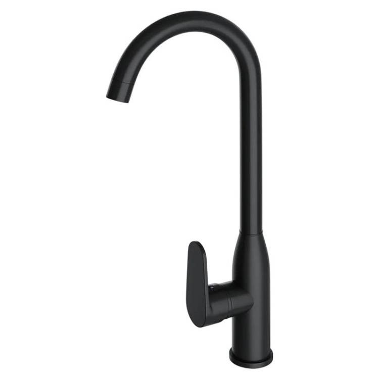 Смеситель для кухни Teymi Lina T10224 черный матовый