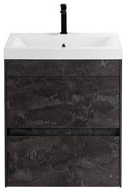 Тумба с раковиной Art&Max Family-M Family-M-500-2C-SO-IS подвесная, iron stone