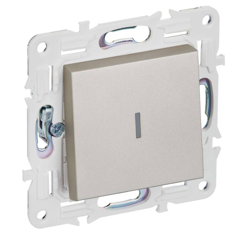 Выключатель 1-клавишный IEK Skandy SK-V10-1-10-K37 шампань