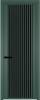 Межкомнатная дверь Profil Doors 3 AGP цвет профиля Зеленый воск, стекло безопасное 6 мм черный триплекс 800x2000