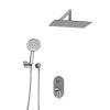 Душевой комплект Wasserkraft A16169 с верхней душевой насадкой, хром, встраиваемый, с лейкой