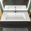 Раковина Uperwood Infinity 45383433000 белая глянцевая, 100x45 фото 8