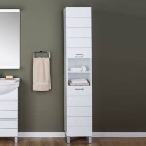 Шкаф-пенал Aquanet Доминика 35 белый