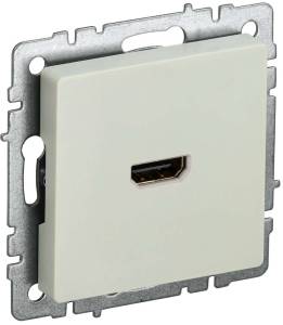 Розетка HDMI IEK Brite BR-H10-K10 бежевый