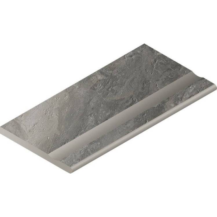 Бордюр Italon Шарм Делюкс X2 620090000714 Бортик Гриджио Оробико С Выемкой Закругленный 30x60