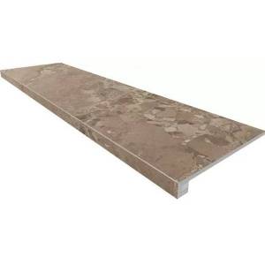 Ступень Ametis by Estima Oceanmist 69392 Set/Steptrade/OM03_NS/33x120/Riser/OM03_NS/14,5x120 неполированный 33x120 + Подступенок 14.5x120